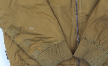 Boys UK Size 14 Years Element Brown Bomber Jacket