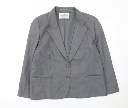 Womens UK Size 16 Greenwoods Regular Grey Blazer