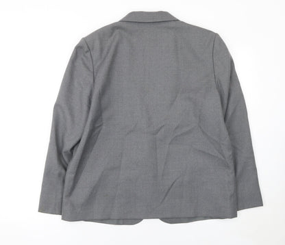 Womens UK Size 16 Greenwoods Regular Grey Blazer
