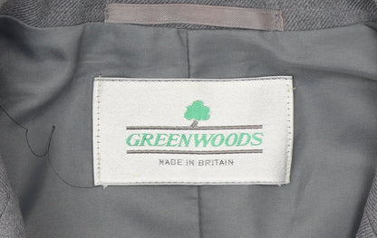 Womens UK Size 16 Greenwoods Regular Grey Blazer