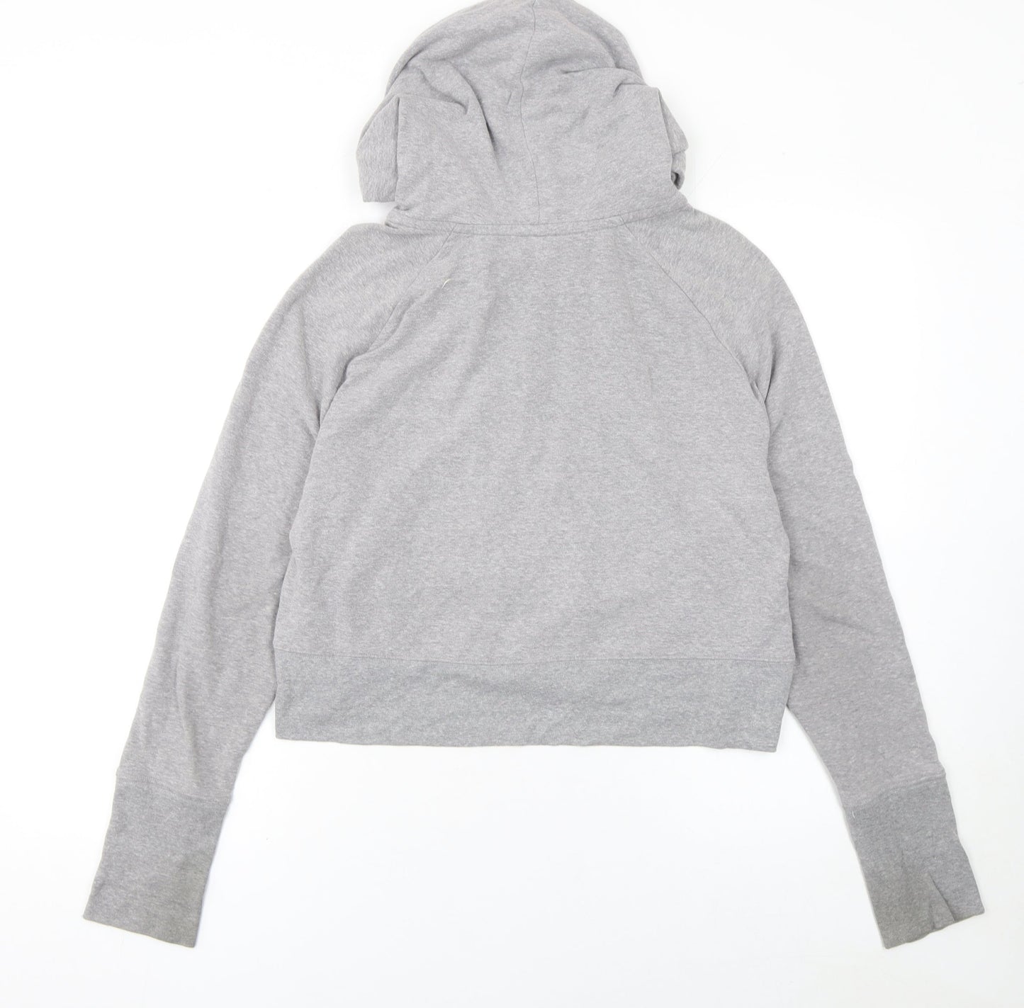 Womens UK Size 12 PINK Victoria's Secret Grey Full Zip Hoodie
