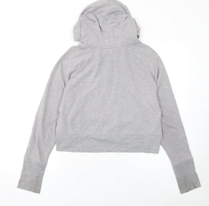 Womens UK Size 12 PINK Victoria's Secret Grey Full Zip Hoodie