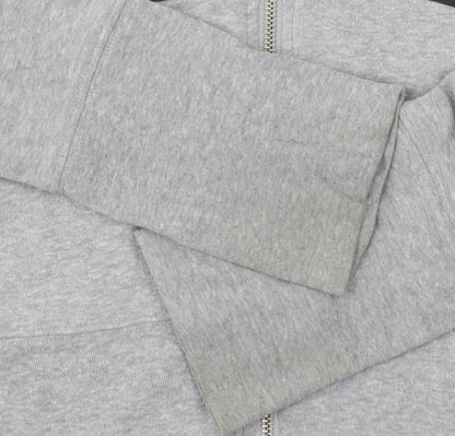 Womens UK Size 12 PINK Victoria's Secret Grey Full Zip Hoodie