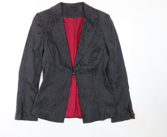 Womens UK Size 12 BAY Regular Black Blazer