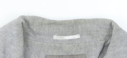 Marks and Spencer Per Una Grey Linen Blend Blazer Women’s Size 12