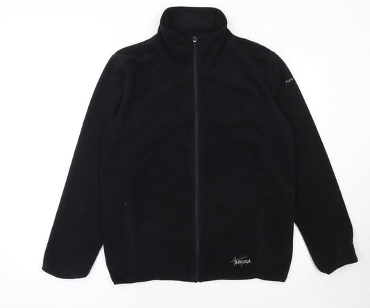 Trespass Women's Black Fleece Full Zip Active Jacket Size L