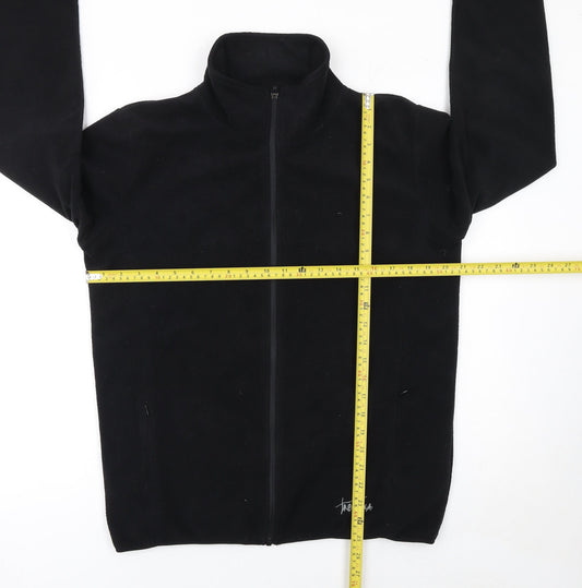 Trespass Women's Black Fleece Full Zip Active Jacket Size L