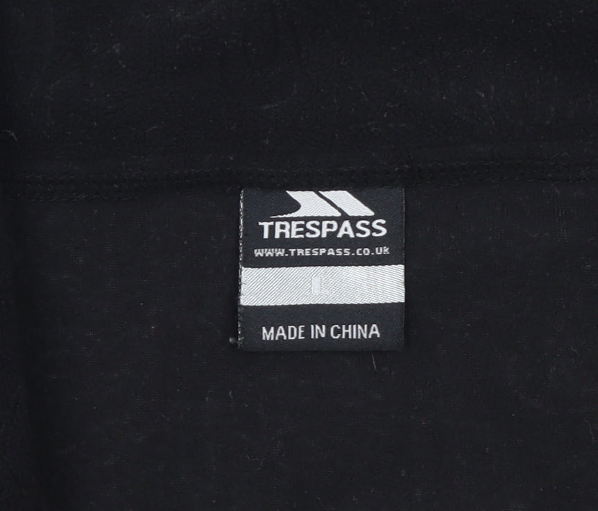 Trespass Women's Black Fleece Full Zip Active Jacket Size L