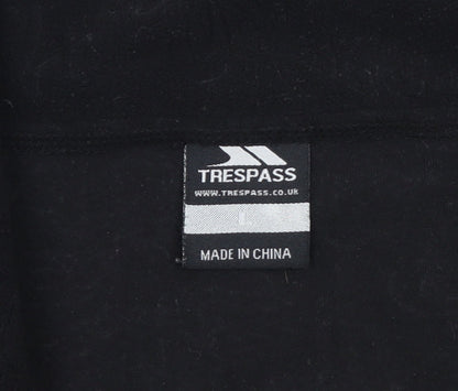 Trespass Women's Black Fleece Full Zip Active Jacket Size L