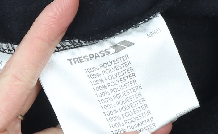 Trespass Women's Black Fleece Full Zip Active Jacket Size L