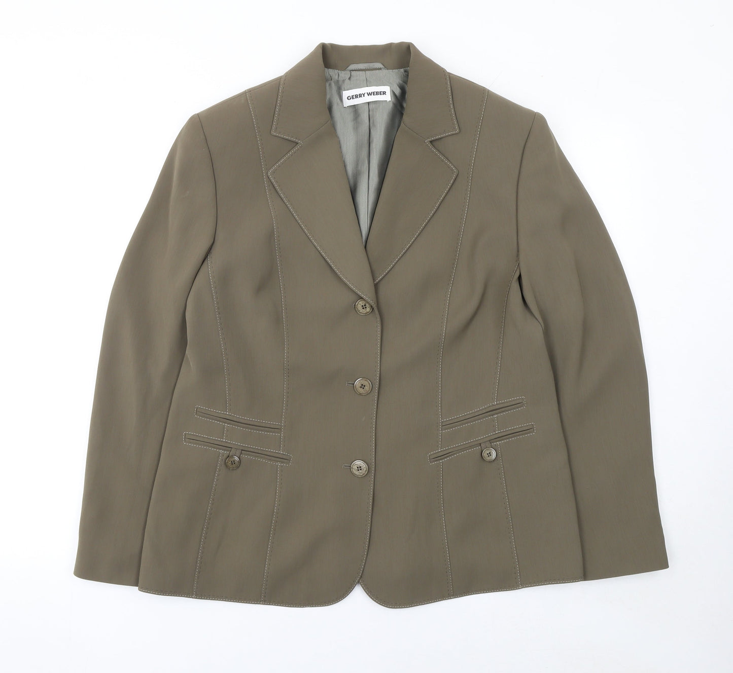 Womens UK Size 16 Gerry Weber Regular Brown Blazer