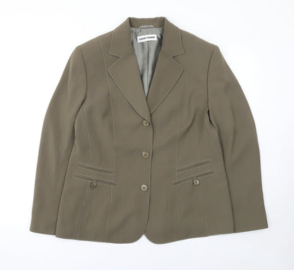 Womens UK Size 16 Gerry Weber Regular Brown Blazer