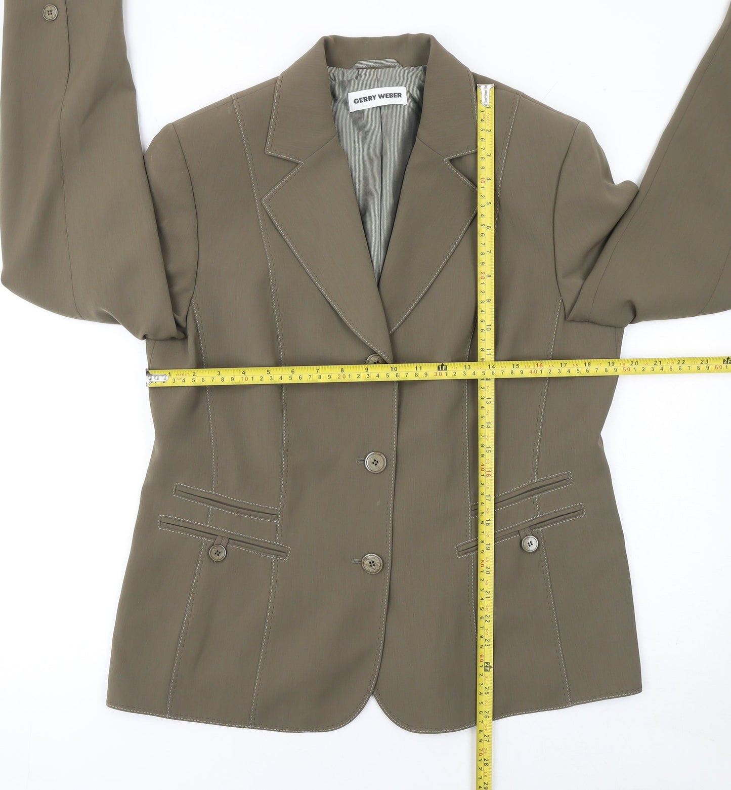 Womens UK Size 16 Gerry Weber Regular Brown Blazer