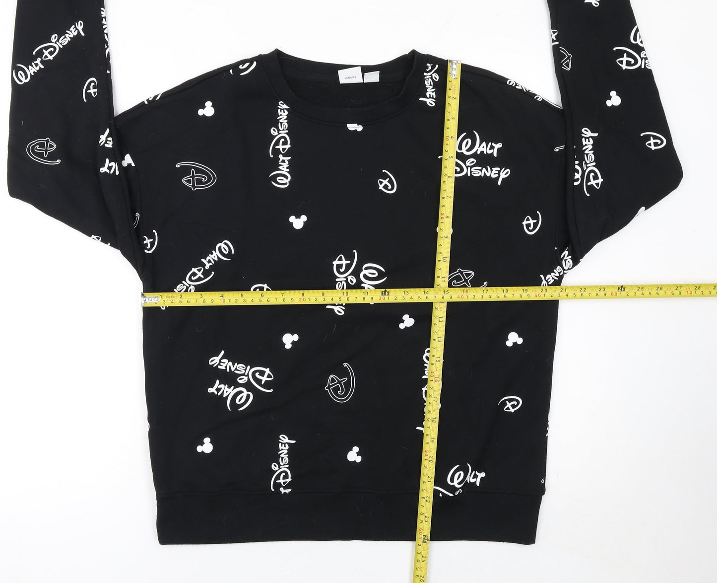Womens UK Size S Disney Black Pullover Sweatshirt