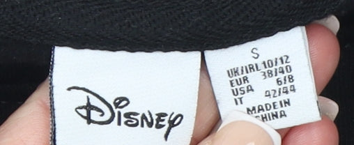 Womens UK Size S Disney Black Pullover Sweatshirt