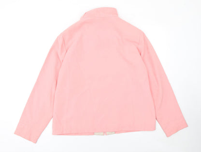 Womens UK Size 12 Katherine Hammond Pink Walking Jacket