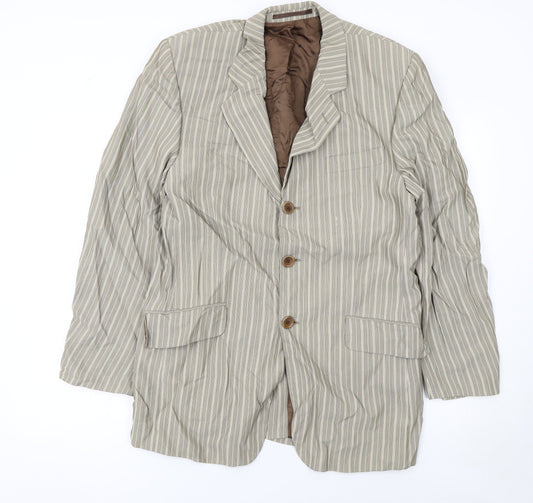 Mens UK Size 50 Obvious Regular Beige Suit Jacket