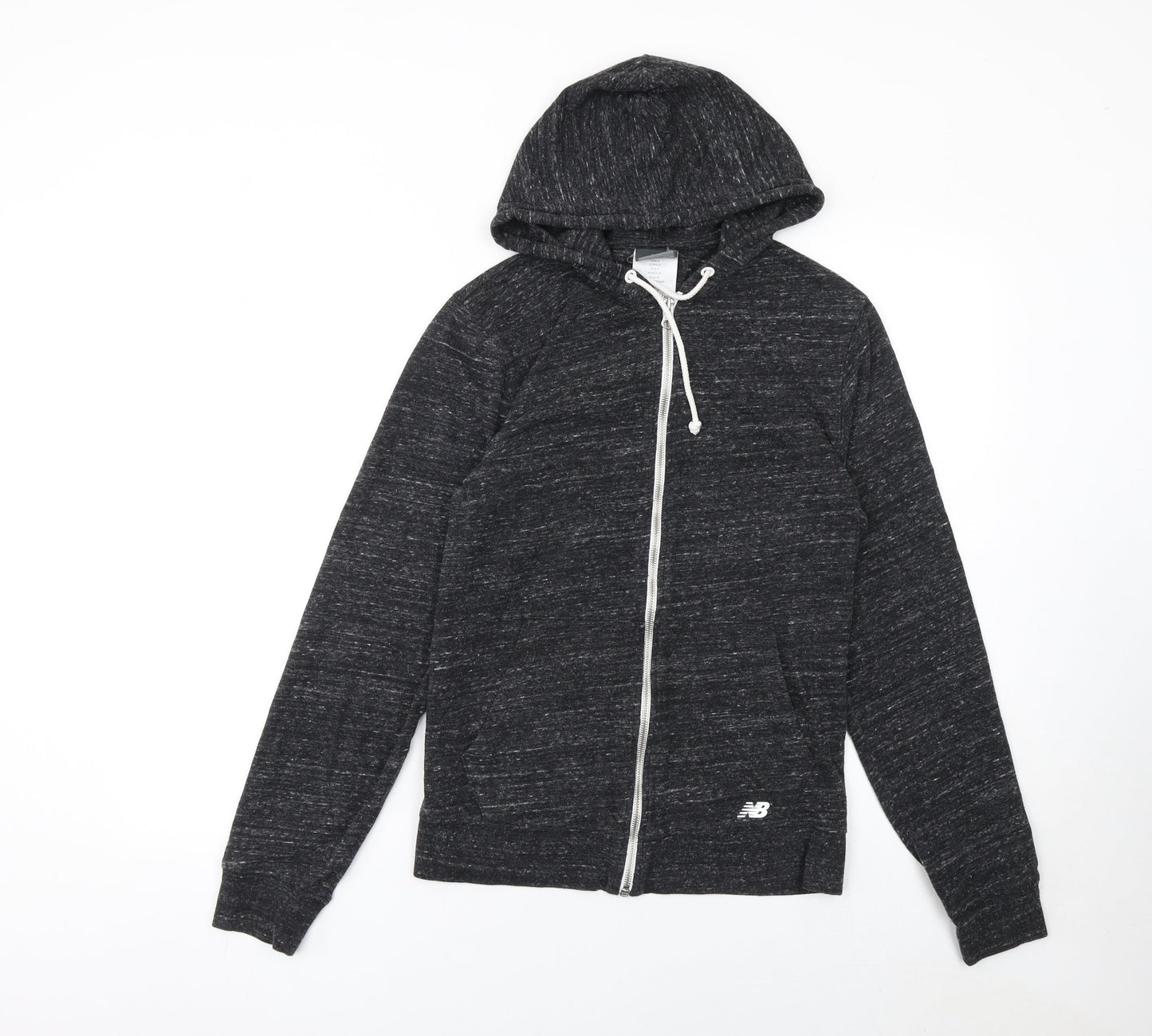 Womens UK Size S New Balance Black Full Zip Hoodie