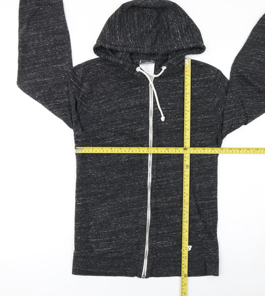 Womens UK Size S New Balance Black Full Zip Hoodie