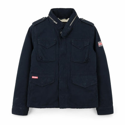 Womens UK Size S Superdry Blue Military Jacket