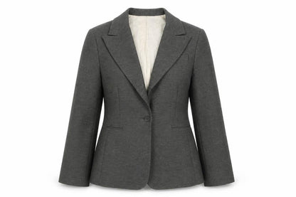 Womens UK Size 8 MNG Regular Grey Blazer
