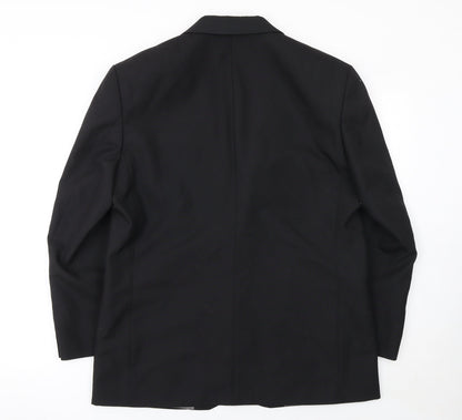 David Moss Men's Black 40S Shawl Lapel Tuxedo Jacket
