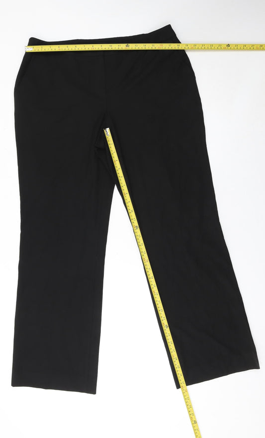 Jaeger Women’s Black Size 16 Stretch Dress Pants Trousers