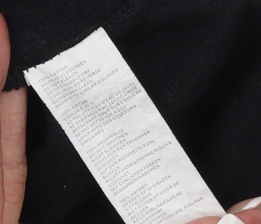 Boohoo Women's Black Corduroy Long Jacket UK 22 Plus Size