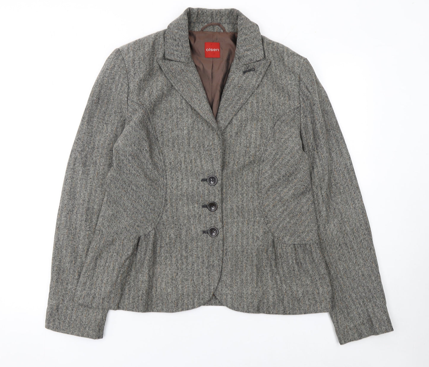 Womens UK Size 14 Olsen Regular Grey Blazer