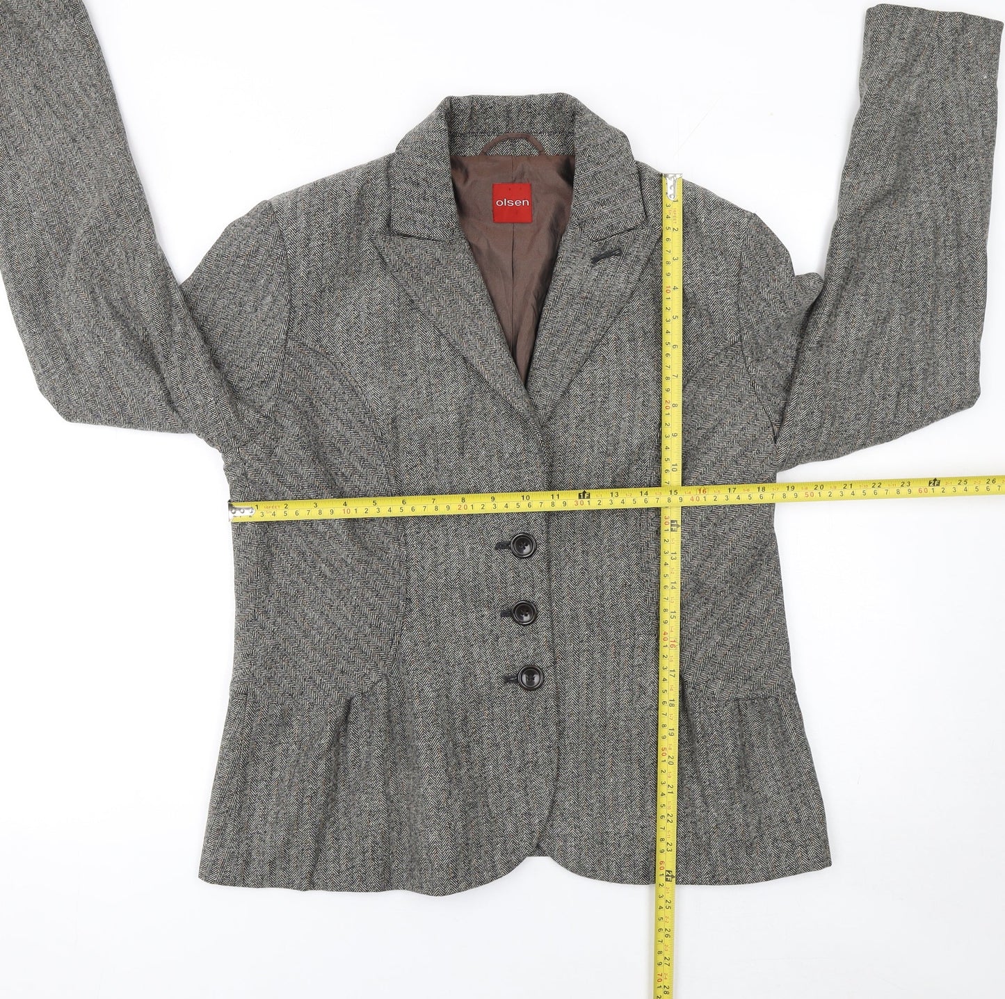 Womens UK Size 14 Olsen Regular Grey Blazer