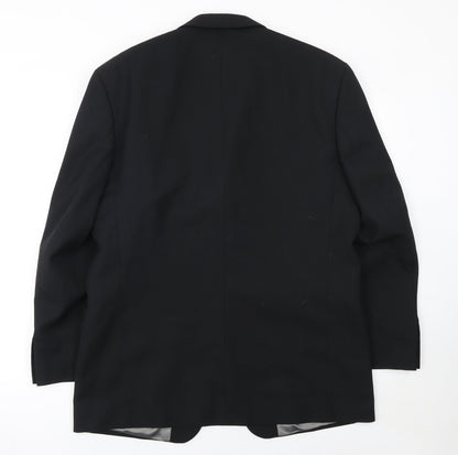Mens UK Size 40 Tom English Studio Regular Black Suit Jacket
