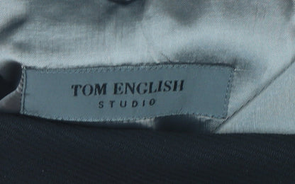 Mens UK Size 40 Tom English Studio Regular Black Suit Jacket