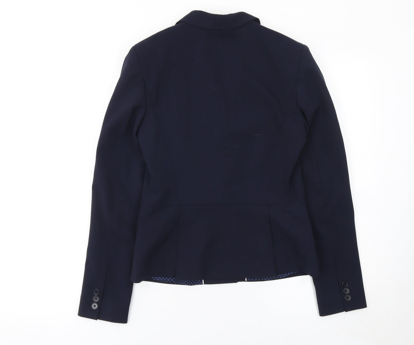 Jigsaw Women's Blue Wool Blend Two-Button Blazer Jacket Size 10