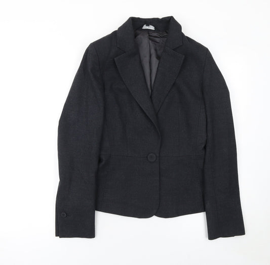 Womens UK Size S Laura Ashley Regular Black Blazer