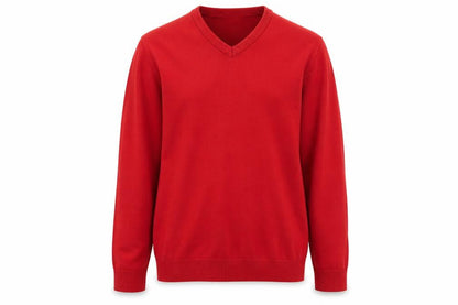 Mens UK Size M Cotton Traders Red Pullover Jumper