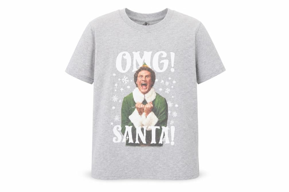 Boys UK Size 9-10 Years ELF Grey Basic Pullover T-Shirt
