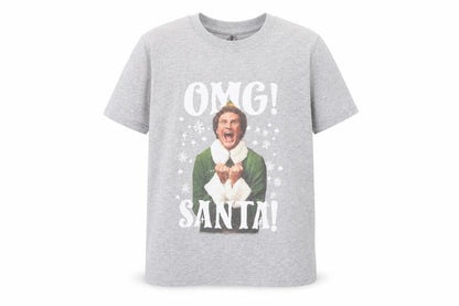 Boys UK Size 9-10 Years ELF Grey Basic Pullover T-Shirt