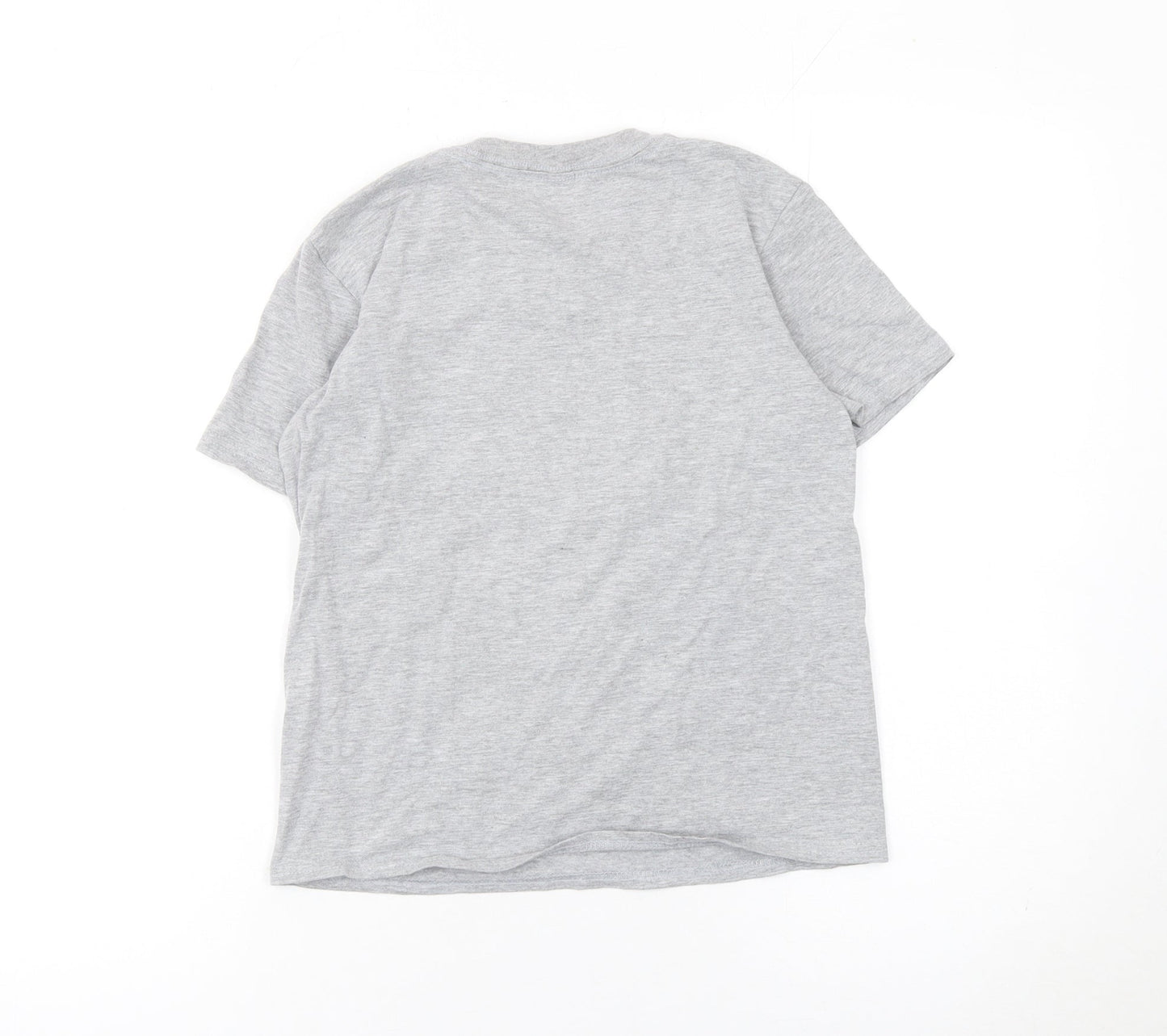 Boys UK Size 9-10 Years ELF Grey Basic Pullover T-Shirt