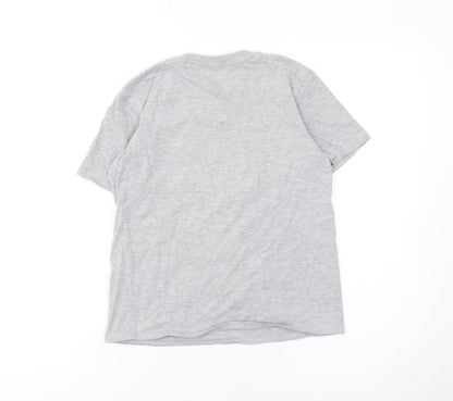 Boys UK Size 9-10 Years ELF Grey Basic Pullover T-Shirt