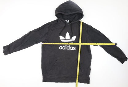 Mens UK Size L adidas Black Pullover Hoodie