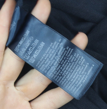 Tommy Hilfiger Men's Navy Blue Crew Neck Short Sleeve T-Shirt Size L