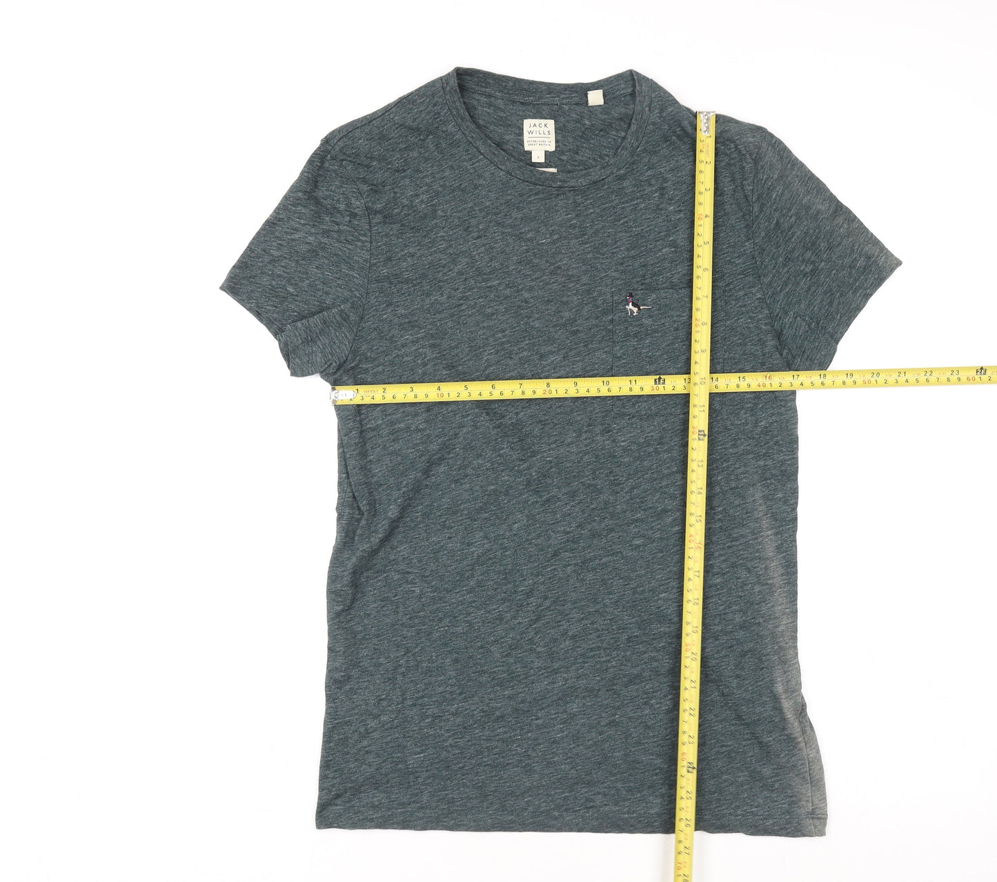 Jack Wills Womens Grey Slim Fit Crew Neck T-Shirt S