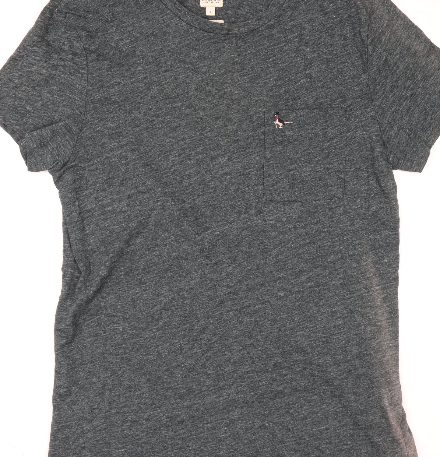 Jack Wills Womens Grey Slim Fit Crew Neck T-Shirt S