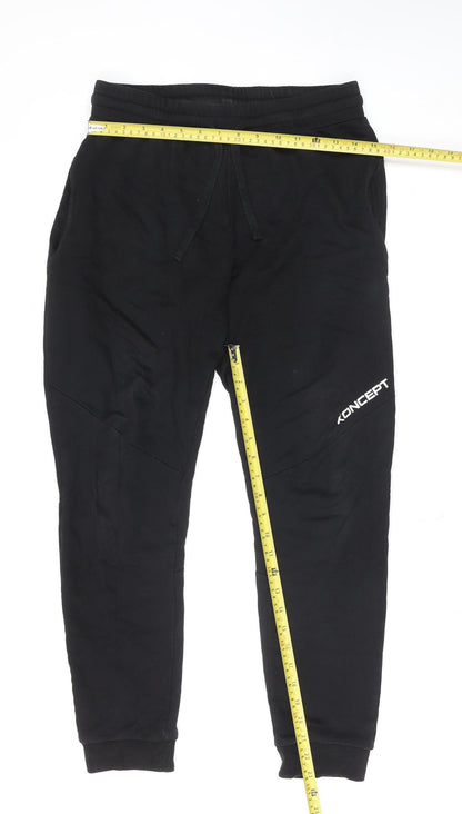 Womens UK Size M Koncept  Jogger Black Leggings