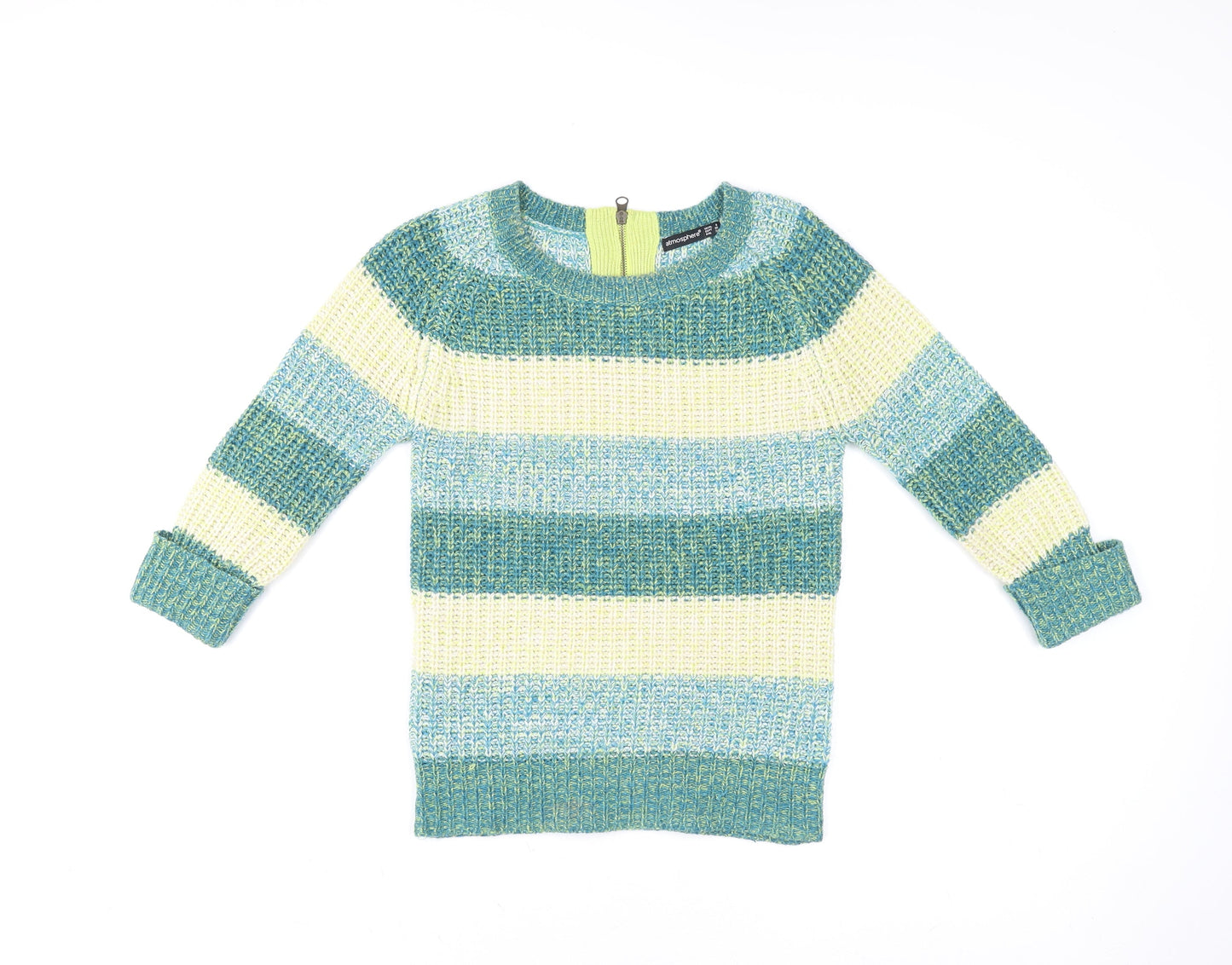Womens UK Size 8 Atmosphere Multicoloured Pullover Sweatshirt