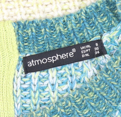 Womens UK Size 8 Atmosphere Multicoloured Pullover Sweatshirt