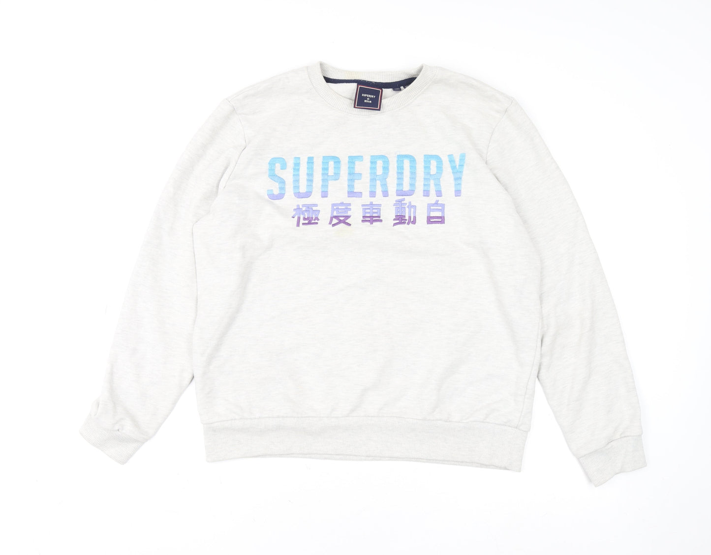 Womens UK Size 12 Superdry Ivory Pullover Jumper