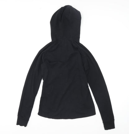 Gymshark Women's Black Full Zip Hooded Activewear Jacket Size S