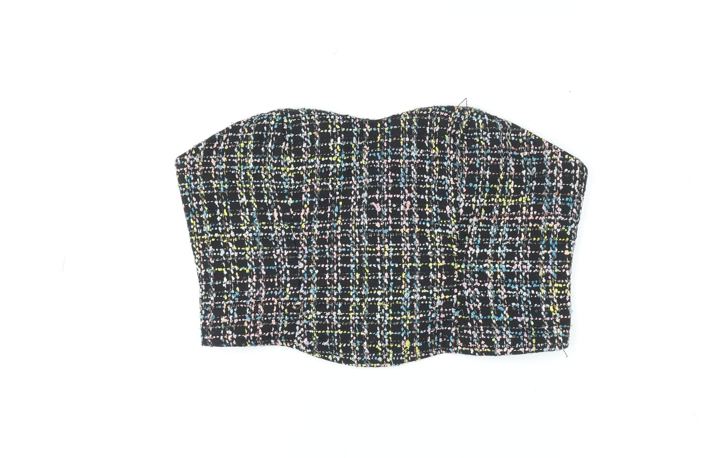 Womens UK Size 14 Oasis Multicoloured Cropped Blouse