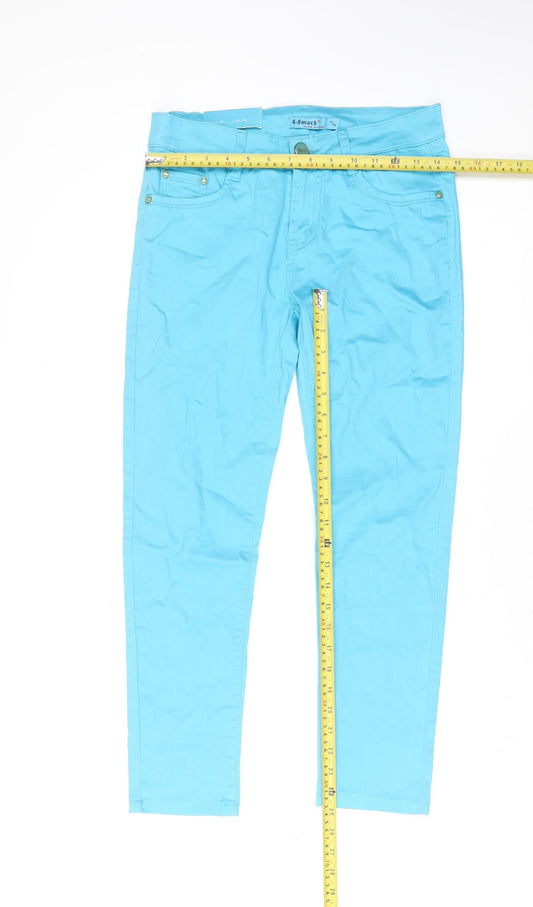 Womens UK Size M G-Smack Regular Fit Straight Blue Jeans